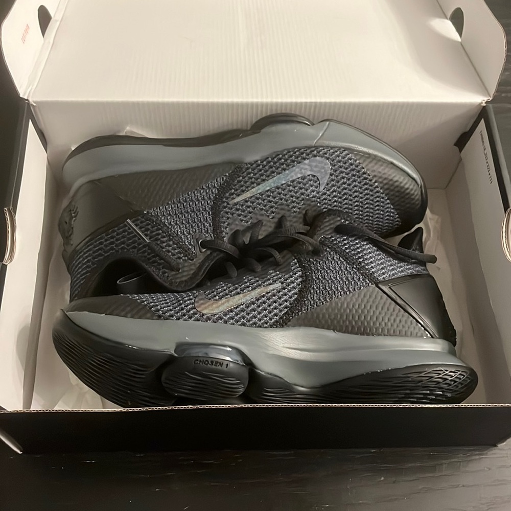 LeBron Witness 4 unisex black and iron grey